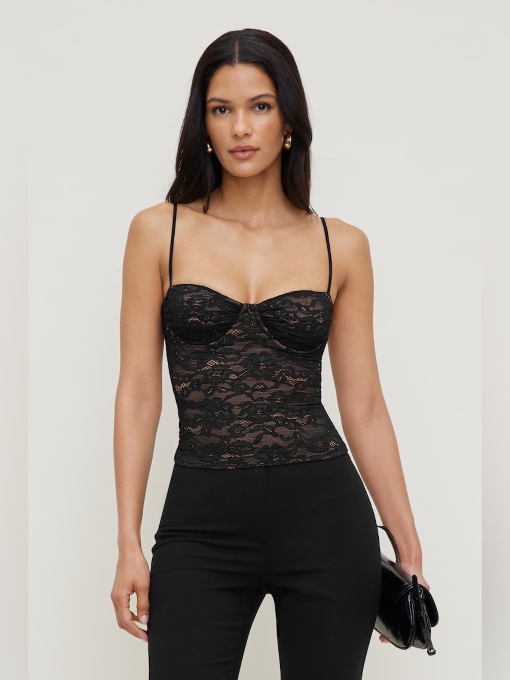 NWT Dynamite Monet Lace Top
